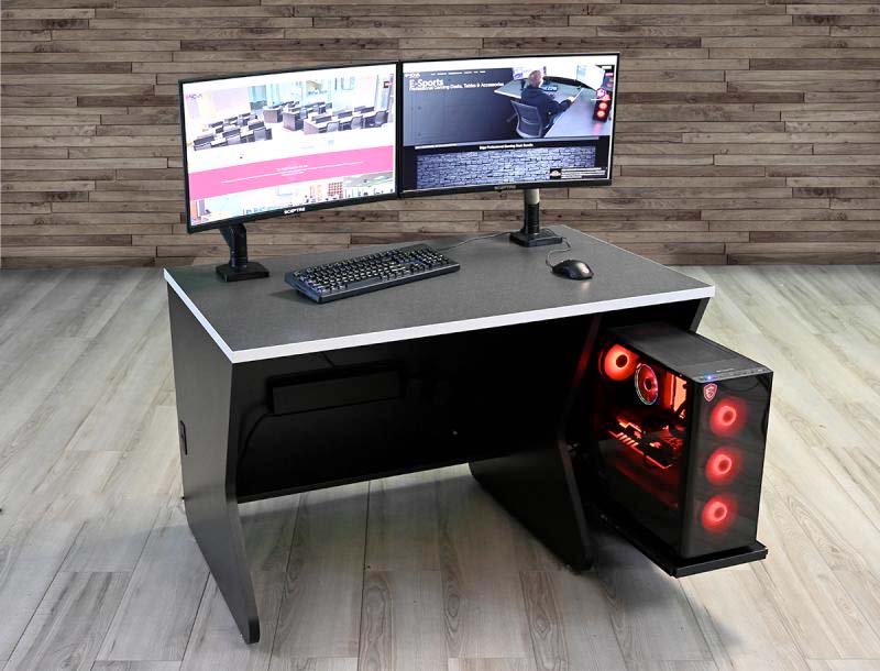 ADA compliant esports educational gaming desk.