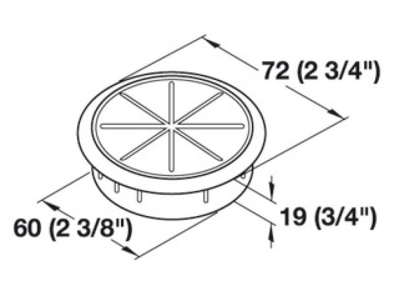 Star Cut Wire Grommet