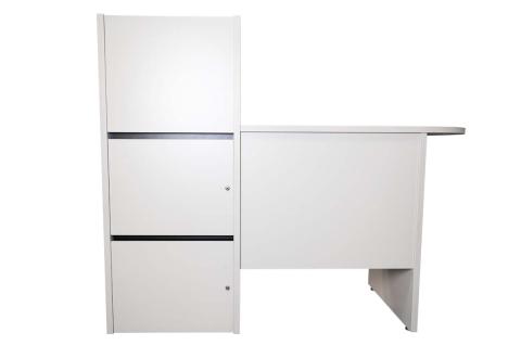 Podium With D-Top Workstation