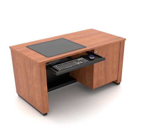 ADA Compliant Height Adjustable Sit Stand Lectern with Downview