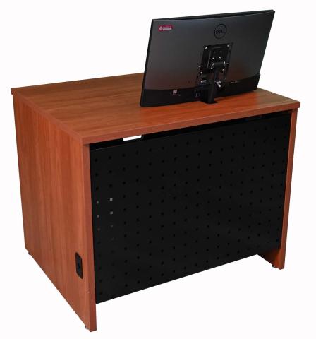 Computer Training Desk_Single_SMA_WildCherryWS&B_MetalMod_Periphaels_RR