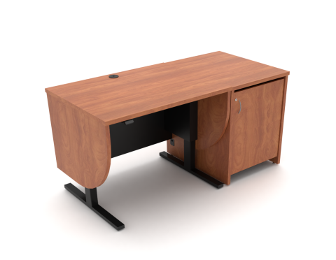 Sit/Stand Podium_Rack Cabinet_R_Down