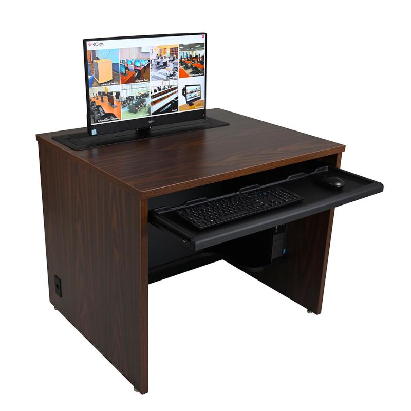 SingleComputerDesk-TrolleyEXL-Walnut-UserSide-TrolleyUp-KeyboardOut-2.jpg