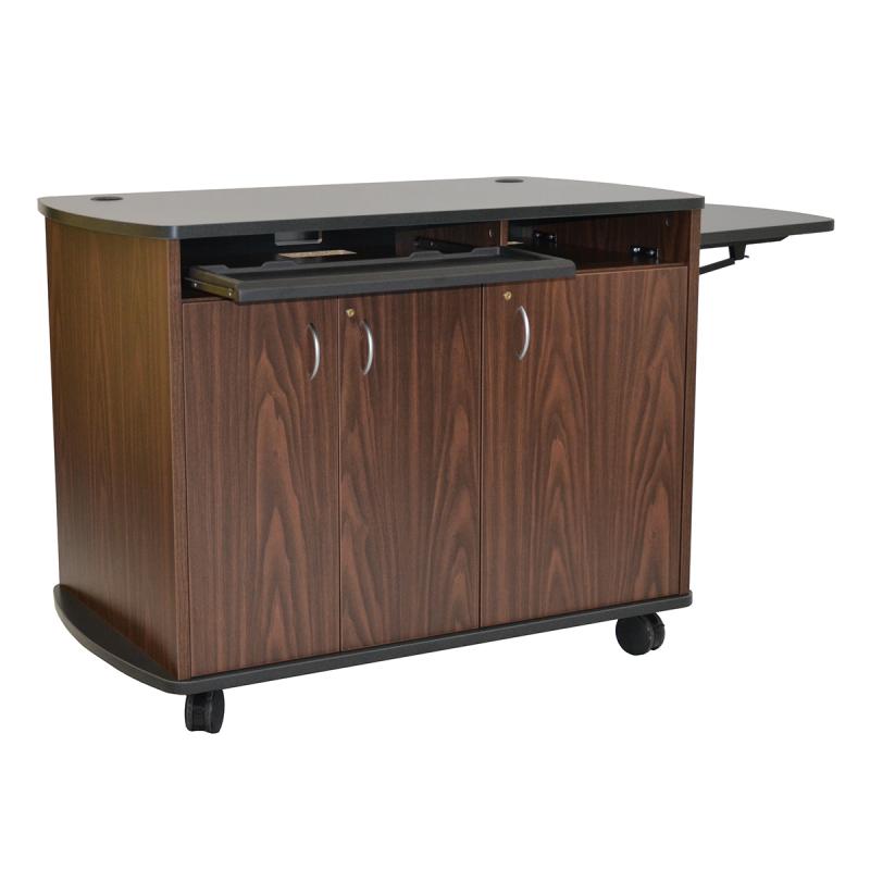 Curved Top & Bottom AV Lecterns - Standing Height | Nova Solutions