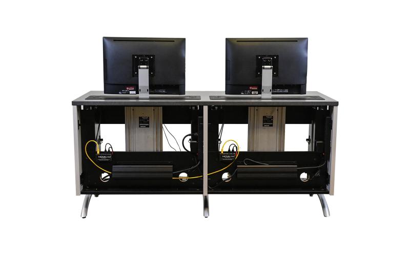 Computer Training Table Trolley Monitor Lift