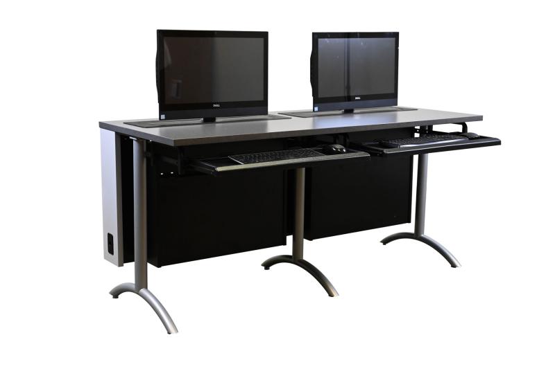 Computer Training Table Trolley Monitor Lift