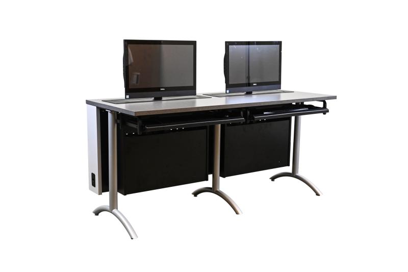 Computer Training Table Trolley Monitor Lift