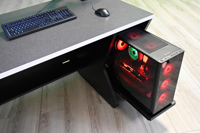 Educational Gaming Desk With Slide Out Shelf