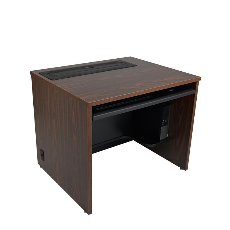 SingleComputerDesk-TrolleyEXL-Walnut-UserSide-TrolleyDown-2.jpg