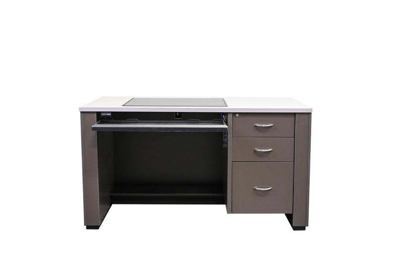 Sit-Stand-Pedestal-Downview-Front_FashionGreyWS_SlateGreyB